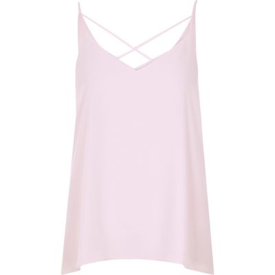 Light pink strappy cami